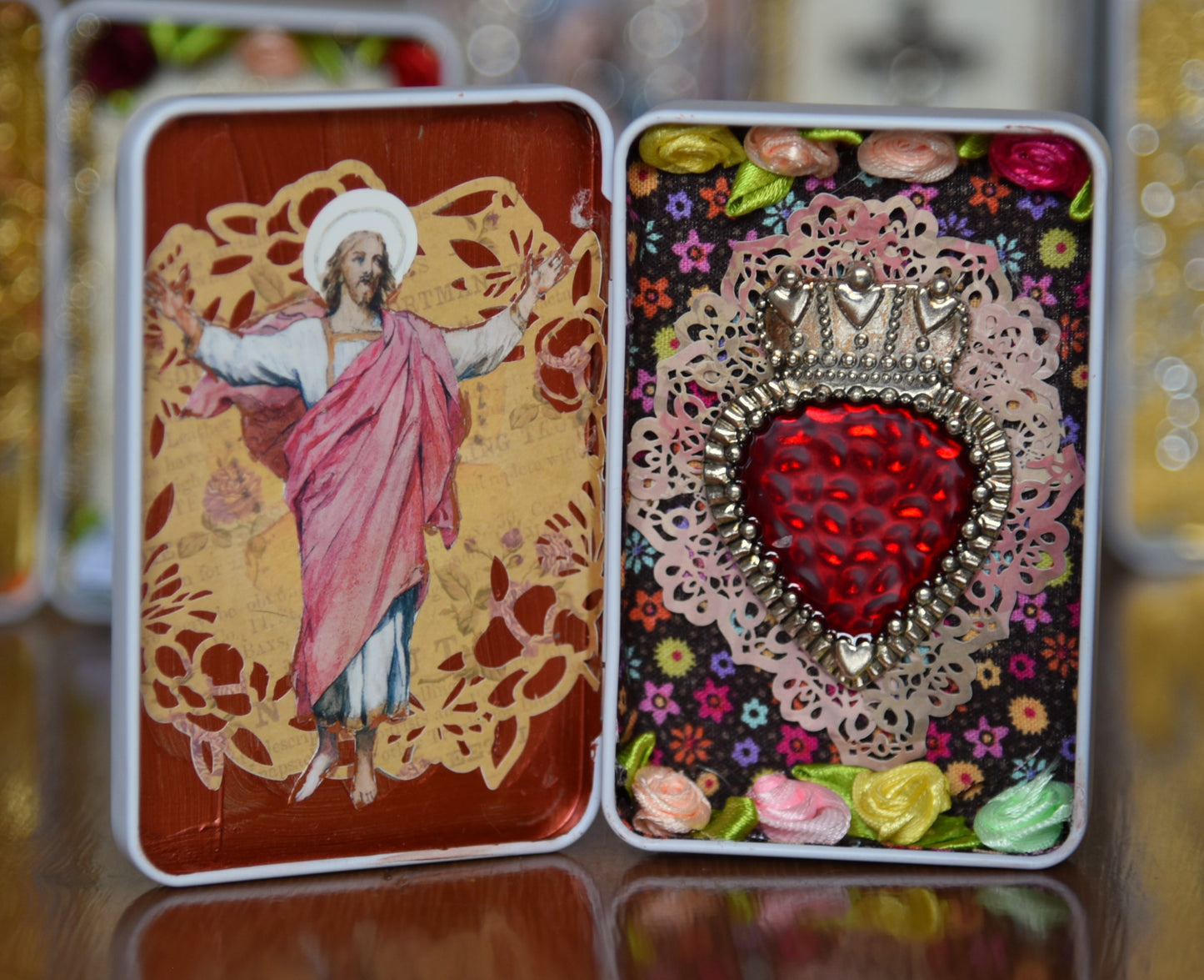 Portable Unique Design Shrine Sacred Jesus Heart