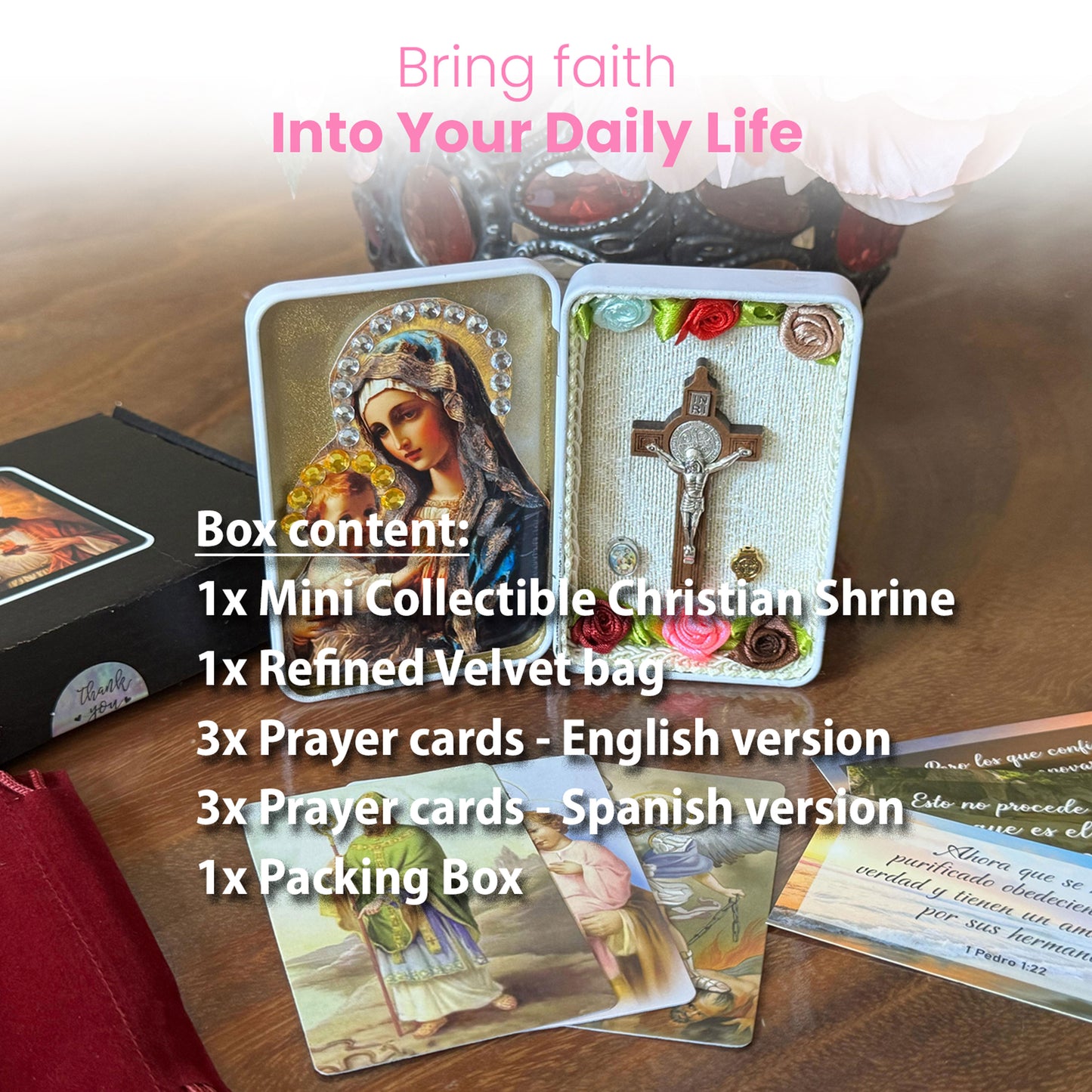 Portable Unique Design Shrine Mary